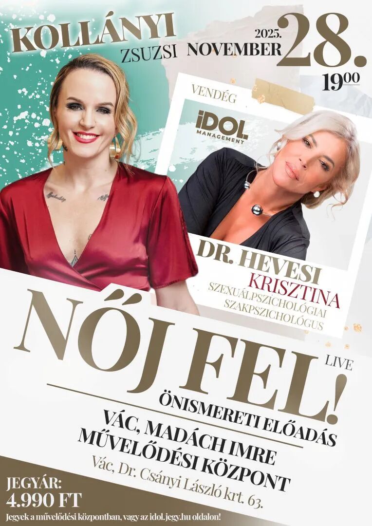 NŐj FEL! – Önismereti előadás Vácon